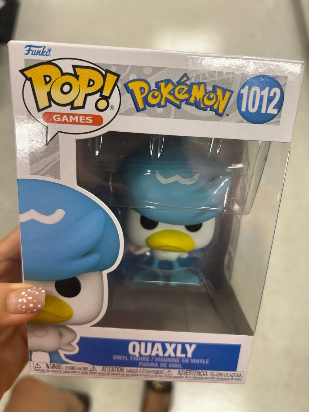 Funko Games Pokémon Quaxly #1012 - Blue Vinyl Figure